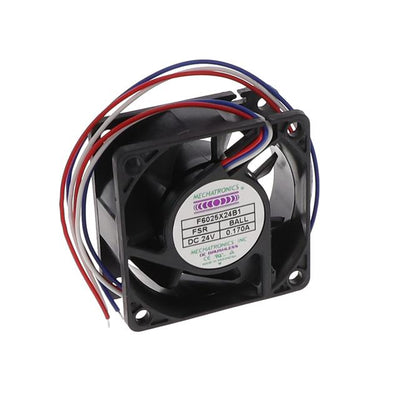 F6025X24B1-FSR by Mechatronics Fan Group - FAN AXIAL 60X25MM 24VDC WIRE