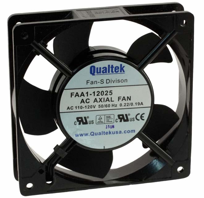 FAA1-12025NBMW31 by Qualtek - FAN AXIAL 120X25MM 115VAC WIRE