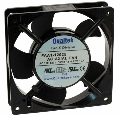 FAA1-12025QBMT31 by Qualtek - FAN AXIAL 120X25MM 230VAC TERM