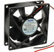 FAD1-08025DAMW11 by Qualtek - FAN AXIAL 80X25MM 24VDC WIRE