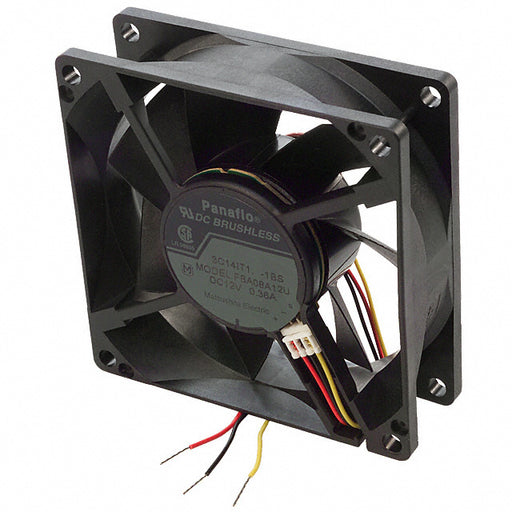 FBA08A12U1BS by NMB Technologies Corporation - FAN AXIAL 80X25.5MM 12VDC WIRE