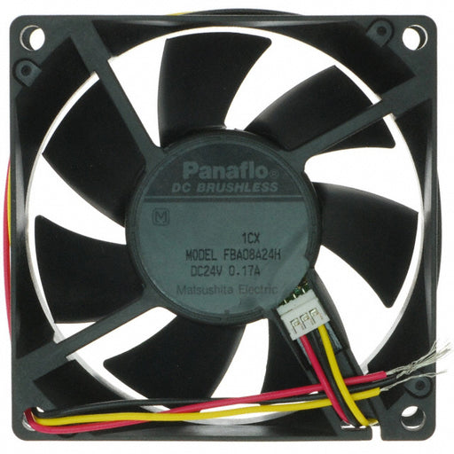 FBA08A24H1CX by NMB Technologies Corporation - FAN AXIAL 80X25.5MM 24VDC WIRE