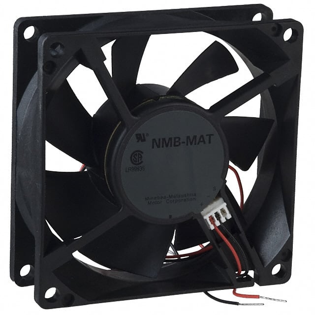 FBA08A12U1A by NMB Technologies Corporation - FAN AXIAL 80X25.5MM 12VDC WIRE