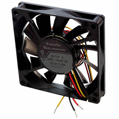 FBA08T12HS by NMB Technologies Corporation - FAN AXIAL 80X15MM 12VDC WIRE