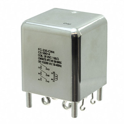FC-335-CW4 by TE Connectivity Aerospace, Defense and Marine - RELAY GEN PURPOSE 3PST 35A 28V