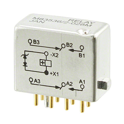 FCB-205-0228M by TE Connectivity Aerospace, Defense and Marine - RELAY GEN PURPOSE DPDT 5A 28V