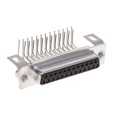 FCC17B25SC49B by Amphenol ICC (Commercial Products) - CONNECTOR D-SUB RCPT 25POS R/A SLDR