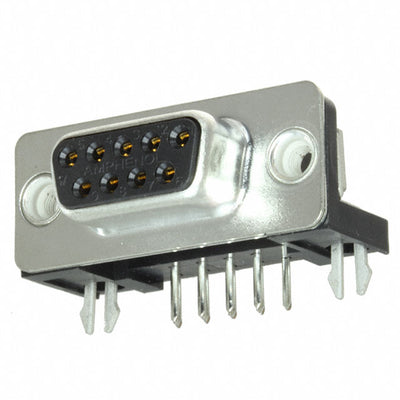 FCC17E09SA410 by Amphenol ICC (Commercial Products) - CONNECTOR D-SUB RCPT 9POS R/A SLDR