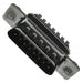 FCE17-A15PM-450 by Amphenol ICC (Commercial Products) - CONNECTOR D-SUB PLUG 15POS SLDR CUP