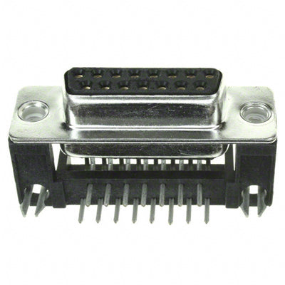 FCE17-A15SB-440 by Amphenol ICC (Commercial Products) - CONNECTOR D-SUB RCPT 15POS R/A SLDR