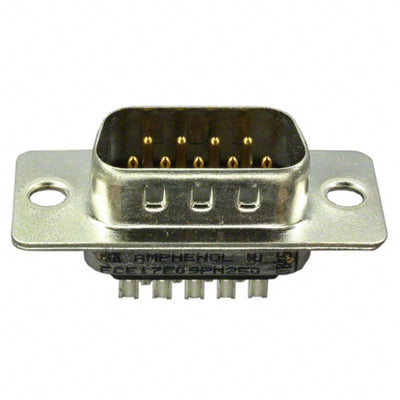 FCE17-E09PM-250 by Amphenol ICC (Commercial Products) - CONNECTOR D-SUB PLUG 9POS SLDR CUP