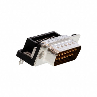 FCE17A15PA440 by Amphenol ICC (Commercial Products) - CONNECTOR D-SUB PLUG 15POS R/A SLDR