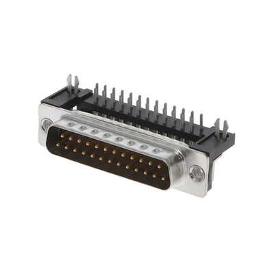 FCE17B25PB450 by Amphenol ICC (Commercial Products) - CONNECTOR D-SUB PLUG 25POS R/A SLDR
