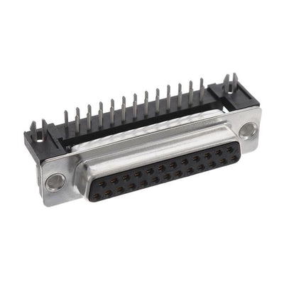 FCE17B25SA490 by Amphenol ICC (Commercial Products) - CONNECTOR D-SUB RCPT 25POS R/A SLDR