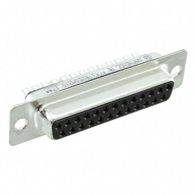FCE17B25SM210 by Amphenol ICC (Commercial Products) - CONNECTOR D-SUB RCPT 25POS SLDR CUP