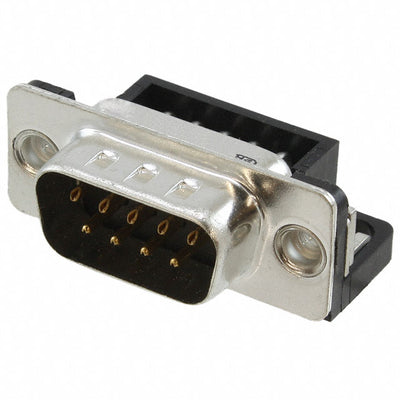 FCE17E09PA440 by Amphenol ICC (Commercial Products) - CONNECTOR D-SUB PLUG 9POS R/A SLDR