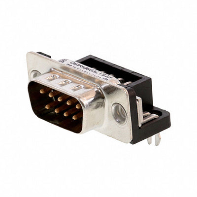 FCE17E09PA490 by Amphenol ICC (Commercial Products) - CONNECTOR D-SUB PLUG 9POS R/A SLDR