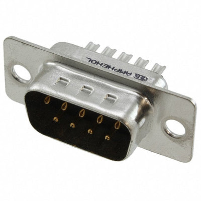 FCE17E09PM240 by Amphenol ICC (Commercial Products) - CONNECTOR D-SUB PLUG 9POS SLDR CUP