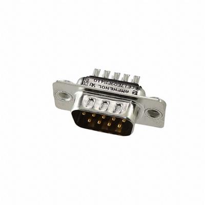 FCE17E09PM410 by Amphenol ICC (Commercial Products) - CONNECTOR D-SUB PLUG 9POS SLDR CUP