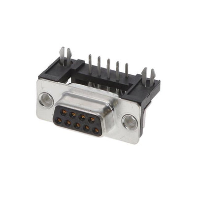 FCE17E09SB410 by Amphenol ICC (Commercial Products) - CONNECTOR D-SUB RCPT 9POS R/A SLDR