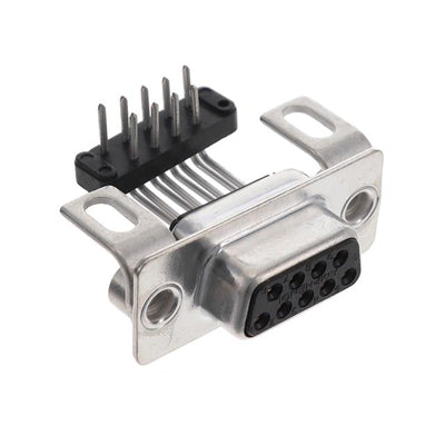 FCE17E09SC44B by Amphenol ICC (Commercial Products) - CONNECTOR D-SUB RCPT 9POS R/A SLDR