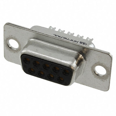 FCE17E09SM210 by Amphenol ICC (Commercial Products) - CONNECTOR D-SUB RCPT 9POS SLDR CUP