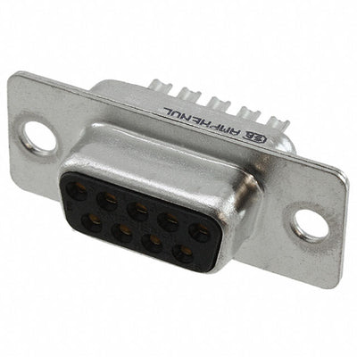 FCE17E09SM240 by Amphenol ICC (Commercial Products) - CONNECTOR D-SUB RCPT 9POS SLDR CUP