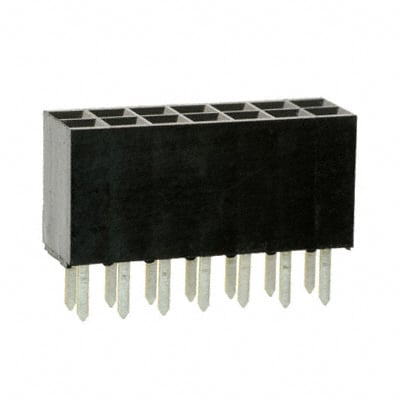 66953-007LF by Amphenol ICC (FCI) - CONNECTOR RECPT 14POS 0.1 GOLD PCB