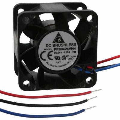 FFB0424VHN-F00 by Delta Electronics - FAN AXIAL 40X28MM 24VDC WIRE