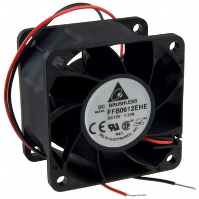FFB0612VHE by Delta Electronics - FAN AXIAL 60X38MM 12VDC WIRE
