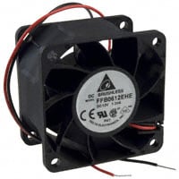 FFB0612EHE by Delta Electronics - FAN AXIAL 60X38MM 12VDC WIRE