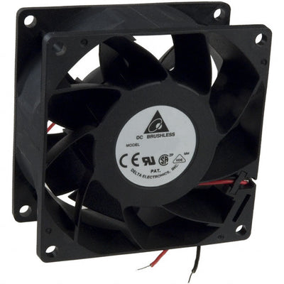 FFB0848SHE by Delta Electronics - FAN AXIAL 80X38MM 48VDC WIRE