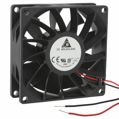 FFB0824SH-TZW1 by Delta Electronics - FAN AXIAL 80X25.4MM 24VDC WIRE