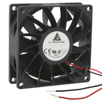 FFB0812VH-T500 by Delta Electronics - FAN AXIAL 80X25.4MM 12VDC WIRE