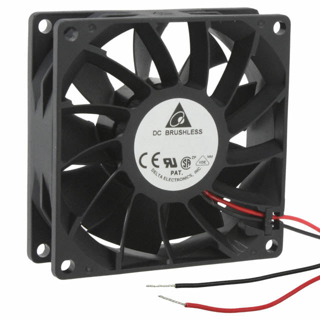 FFB0824SH-TZW1 by Delta Electronics - FAN AXIAL 80X25.4MM 24VDC WIRE