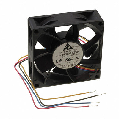 FFB0812XHXHC by Delta Electronics - FAN AXIAL 80X25.4MM 12VDC WIRE