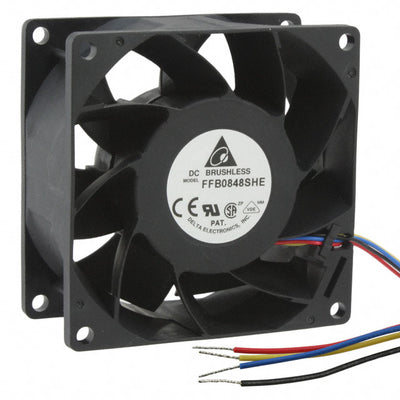 FFB0848SHE-TP36 by Delta Electronics - FAN AXIAL 80X38MM 48VDC WIRE