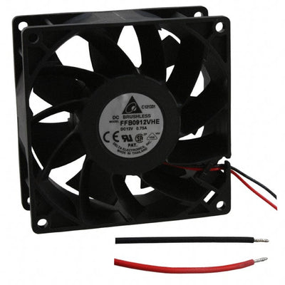 FFB0912EHE by Delta Electronics - FAN AXIAL 92X38MM 12VDC WIRE