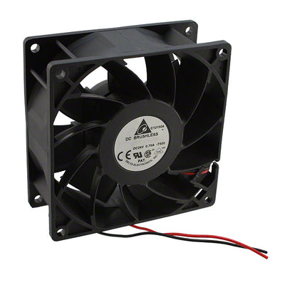 FFB0924EHE-T500 by Delta Electronics - FAN AXIAL 92X38MM 24VDC WIRE