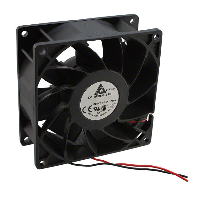 FFB0924EHE-T500 by Delta Electronics - FAN AXIAL 92X38MM 24VDC WIRE