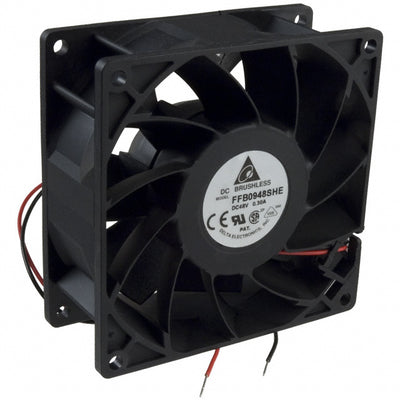 FFB0948SHE by Delta Electronics - FAN AXIAL 92X38MM 48VDC WIRE