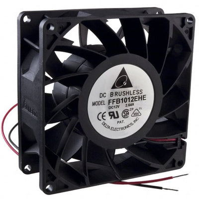 FFB1012EHE by Delta Electronics - FAN AXIAL 100X38MM 12VDC WIRE