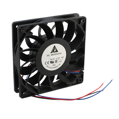 FFB1212HH-F00 by Delta Electronics - FAN AXIAL 120X25.4MM 12VDC WIRE