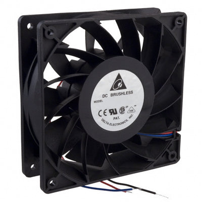 FFB1212SHE-F00 by Delta Electronics - FAN AXIAL 120X38MM 12VDC WIRE