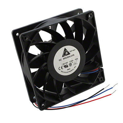 FFB1212VHE-F00 by Delta Electronics - FAN AXIAL 120X38MM 12VDC WIRE