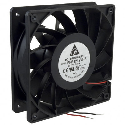 FFB1212VHE by Delta Electronics - FAN AXIAL 120X38MM 12VDC WIRE