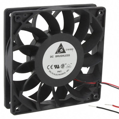 FFB1224VHE by Delta Electronics - FAN AXIAL 120X38MM 24VDC WIRE