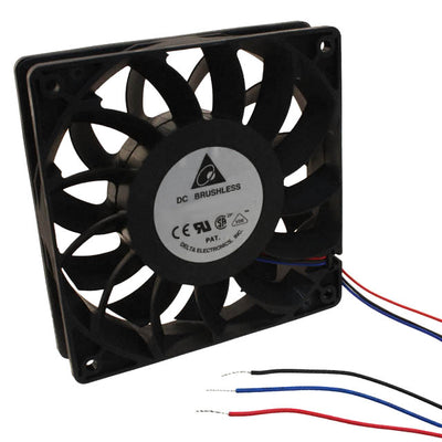 FFB1224HH-F00 by Delta Electronics - FAN AXIAL 120X25.4MM 24VDC WIRE