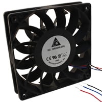 FFB1224HH-R00 by Delta Electronics - FAN AXIAL 120X25.4MM 24VDC WIRE