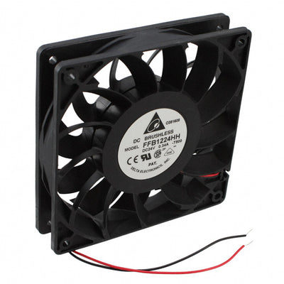 FFB1224HH-T500 by Delta Electronics - FAN AXIAL 120X25.4MM 24VDC WIRE